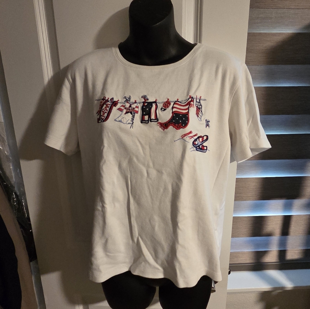 Vintage Cabin Creek 4th Of July top